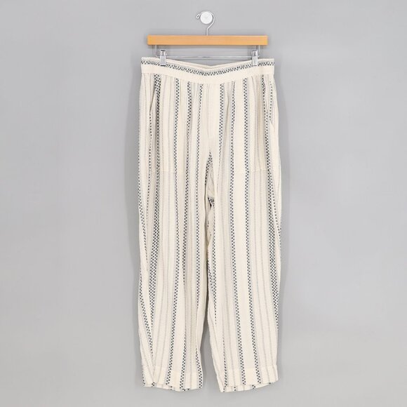 NWT MADEWELL Lightspun Pull-On Balloon Pants in Antique Cream Size L - Picture 3 of 11